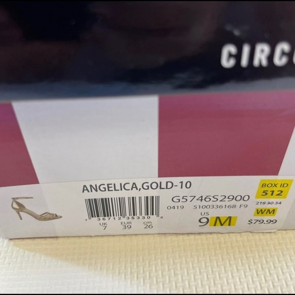 Circus by Sam Edelman Angelica Gold heels stilettos classic vintage retro - Picture 5 of 5